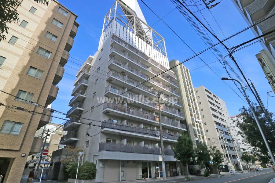 シティハイム新大阪の外観（南西側から）