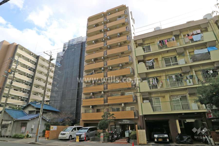 メゾン第5新大阪の外観（北西側から）