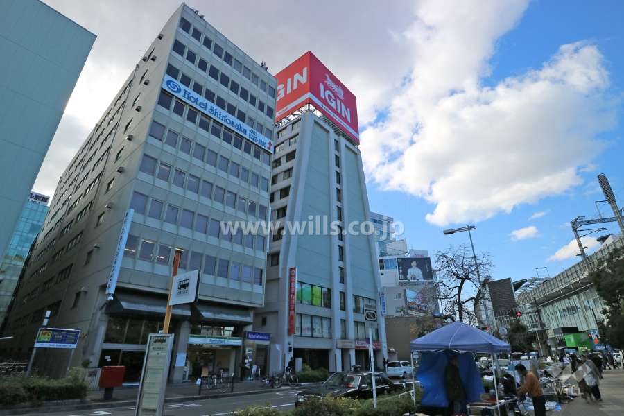 ユニゾーン新大阪の外観（北東側から）
