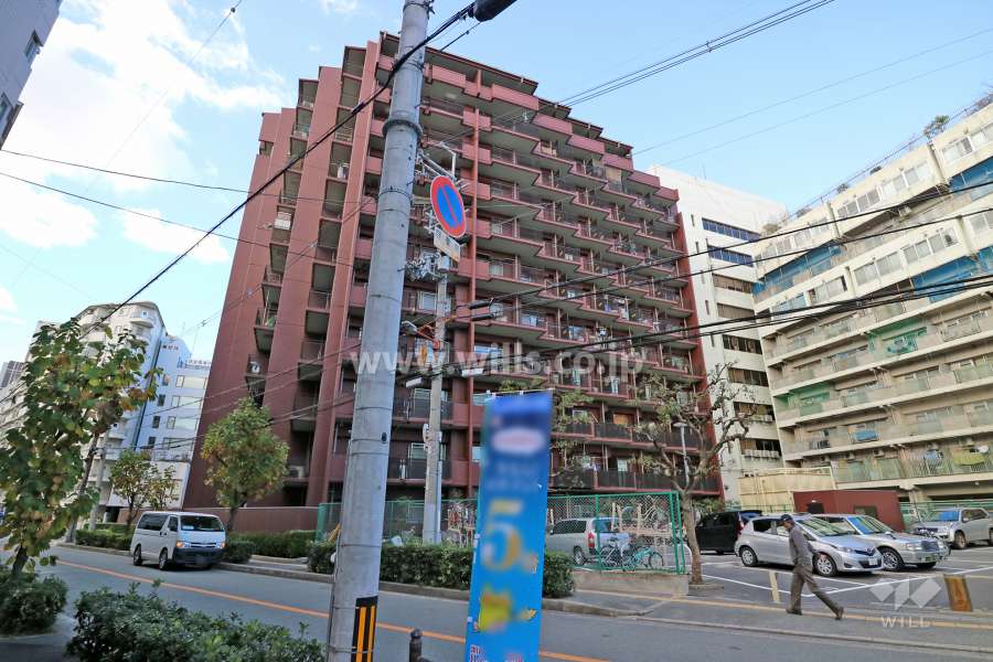 朝日プラザ新大阪の外観（南東側から）