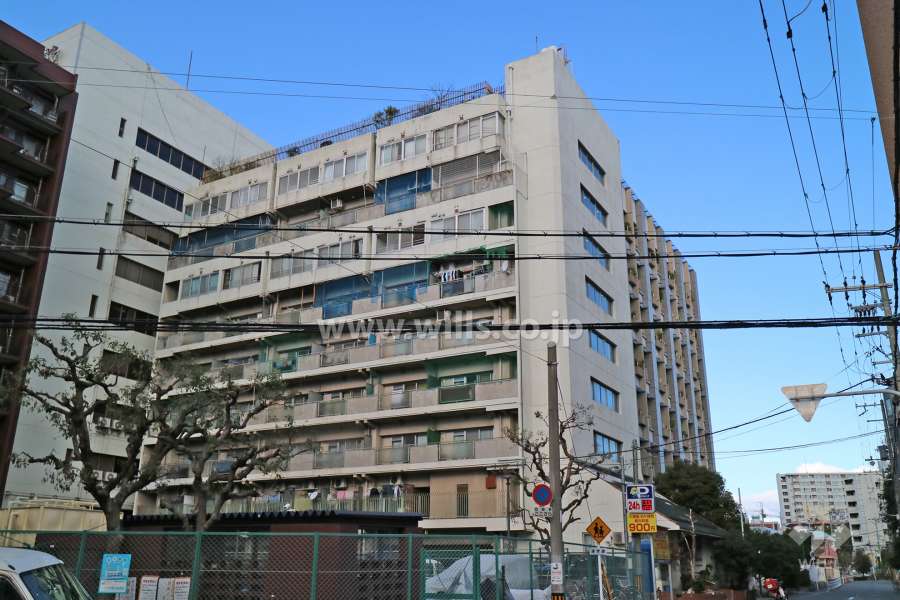 ネオライフ新大阪東棟の外観（南側から）