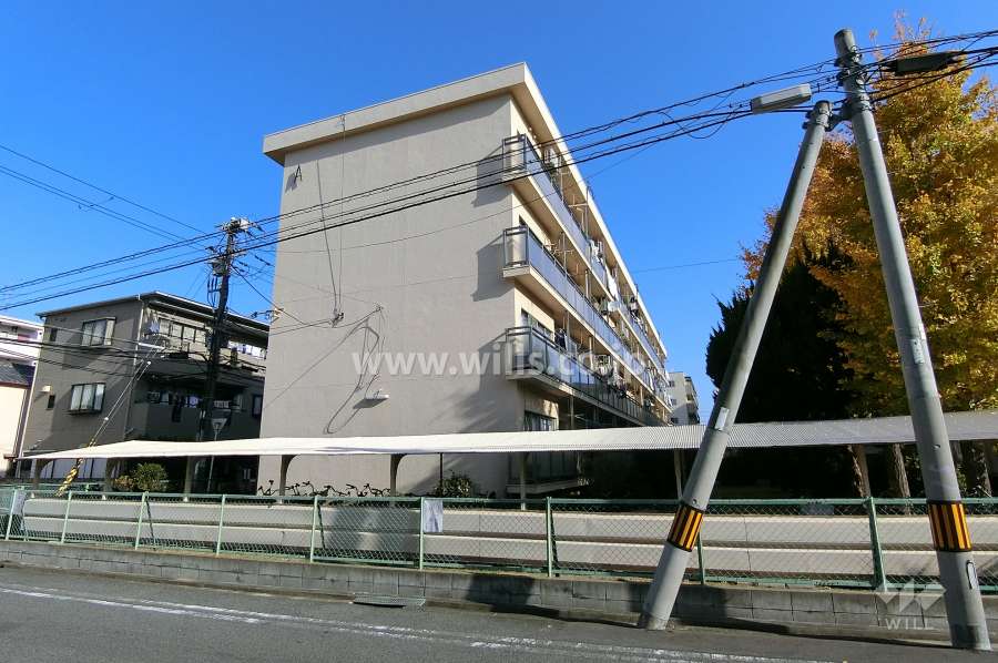 豊里コーポA棟の外観（南西側から）