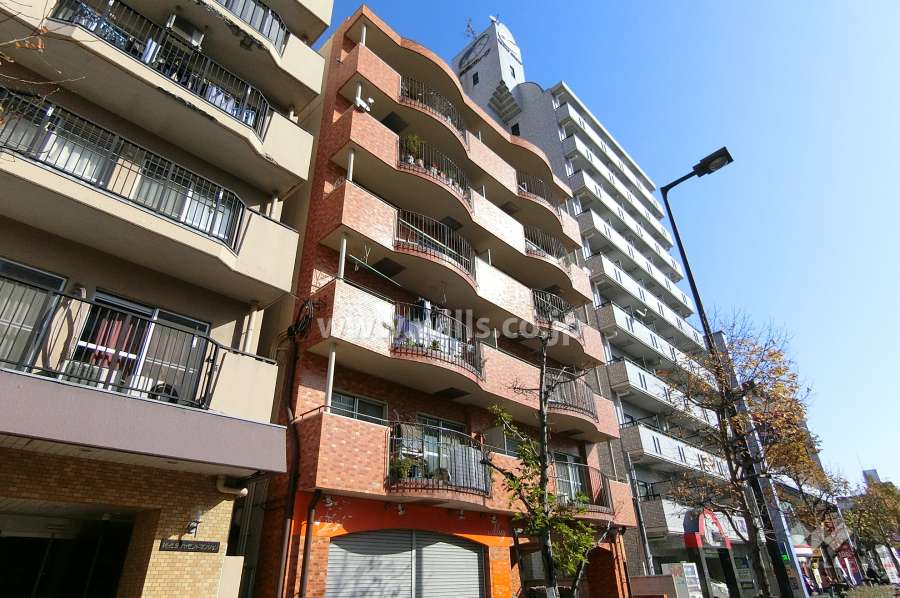 豊富第２プレジデントハイツの外観（南西側から）