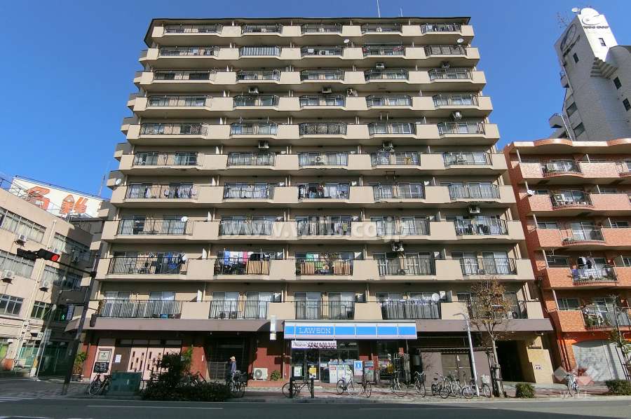 端光ダイヤモンドマンションの外観（南側から）