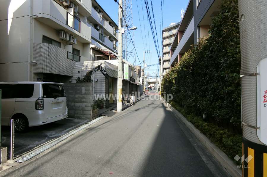 敷地南西側道路