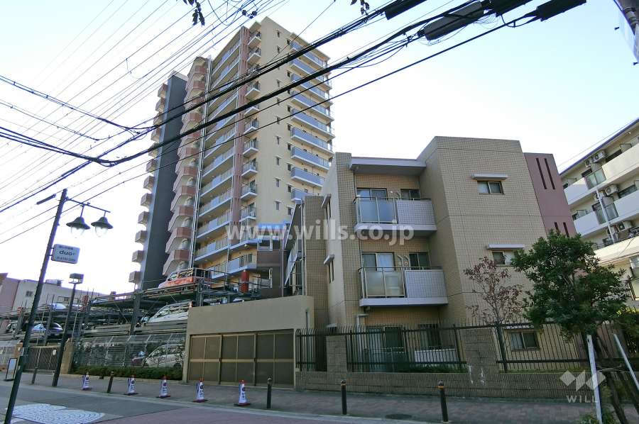 メゾンドール上新庄ベルプリモの外観（北西側から）