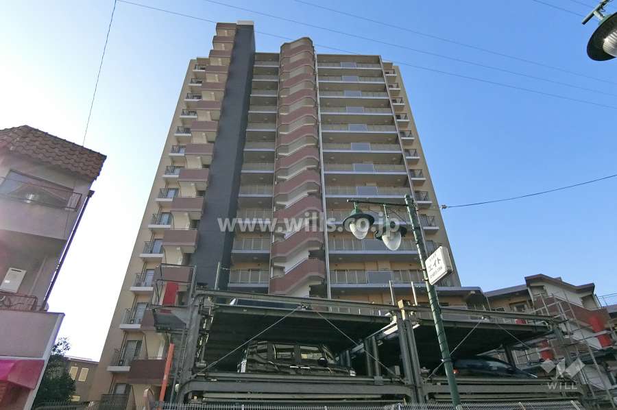 メゾンドール上新庄ベルプリモの外観（北側から）