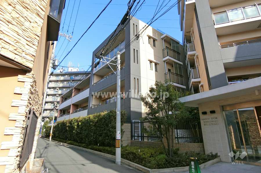 メゾンドール上新庄ベルプリモの外観（南側から）