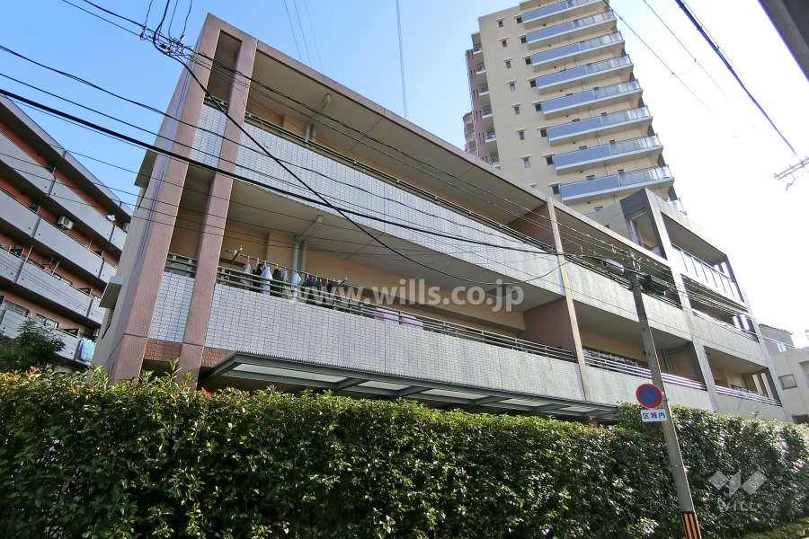 メゾンドール上新庄ベルプリモの外観（北西側から）2