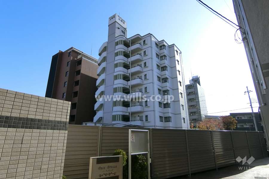 ベルアーバ二ティ上新庄の外観（北西側から）