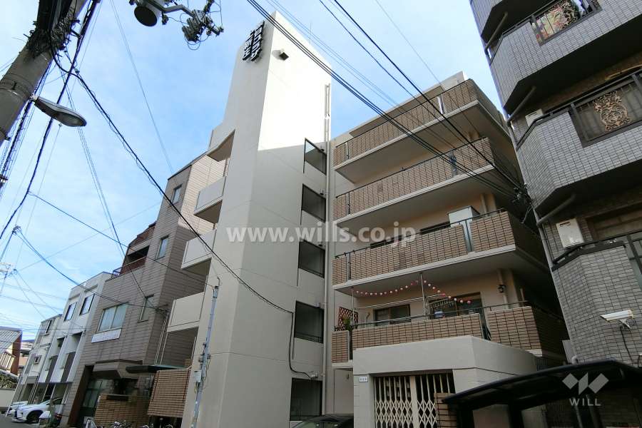 朝日プラザ上新庄Ⅱの外観（北西側から）