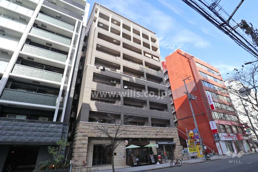 ワイズコート新大阪シティライフの外観（南西側から）