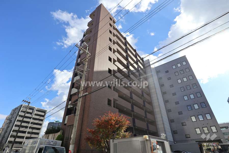アドバンス新大阪3の外観（北西側から）