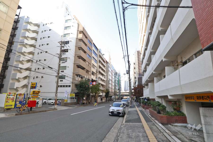 敷地南側の前面道路