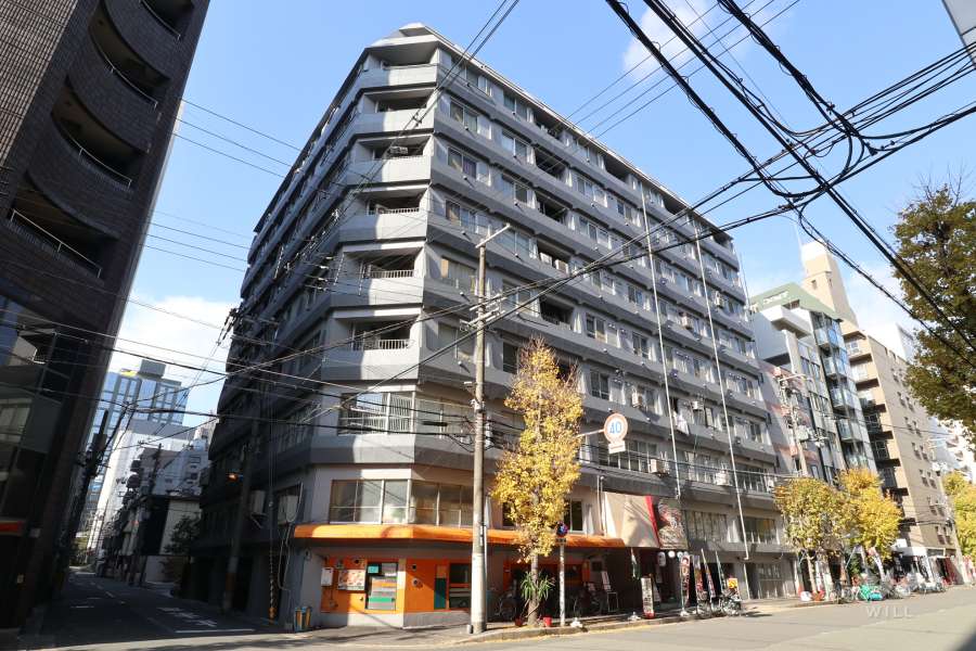 チサンマンション第3新大阪の外観(南東側から)