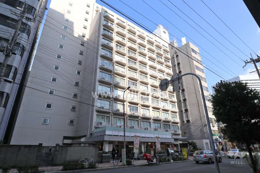 チサンマンション第8新大阪の外観(南西側から)