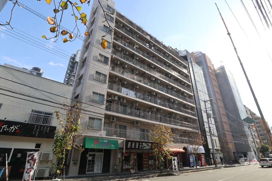 メゾン第3新大阪の外観(北西側から)