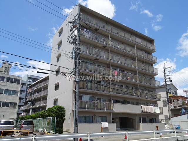 財形第3新大阪ハイツの外観（南東側から）