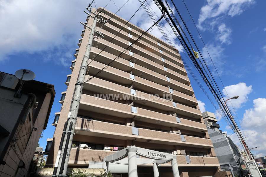 アンビエント淀川通の外観（南西側から）