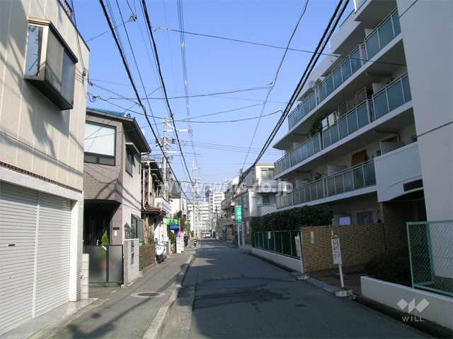 敷地西側の道路