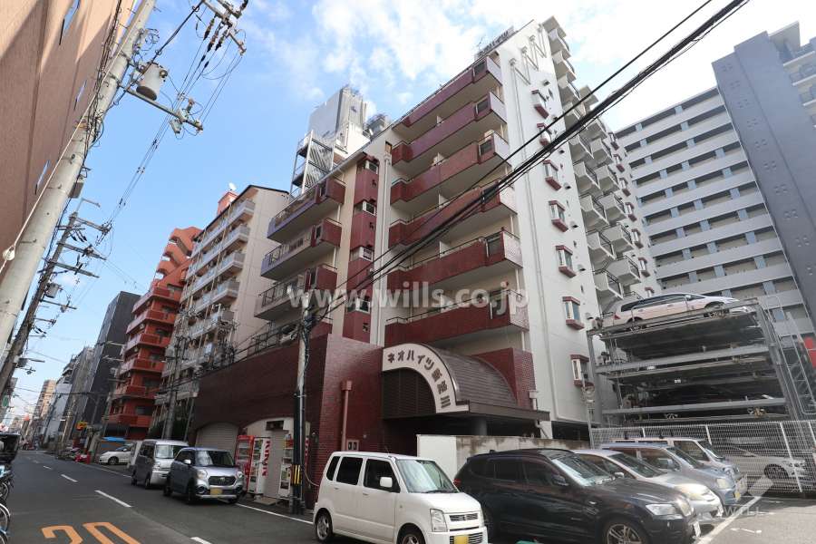 ネオハイツ新淀川の外観（北西側から）