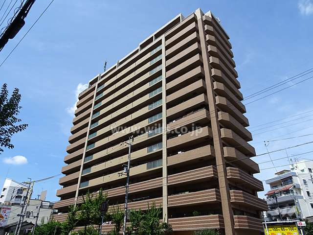 リベールシティ淀川通の外観（南東側から）