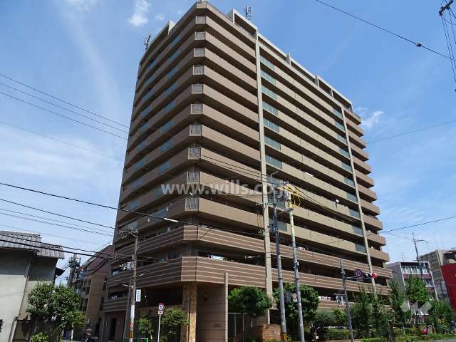 リベールシティ淀川通の外観（南西側から）