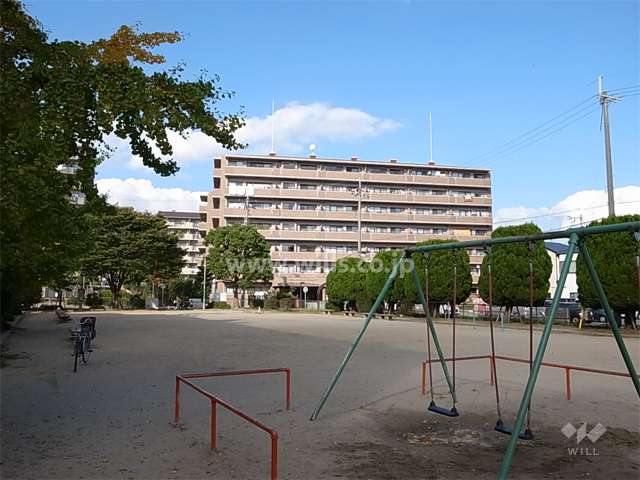 敷地南側の公園