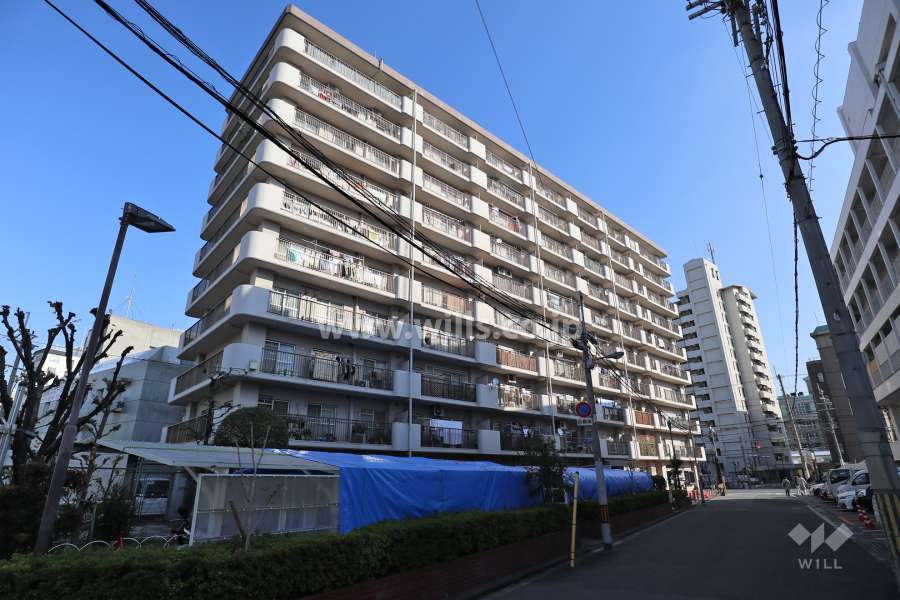 レック淀川の外観（南西側から）