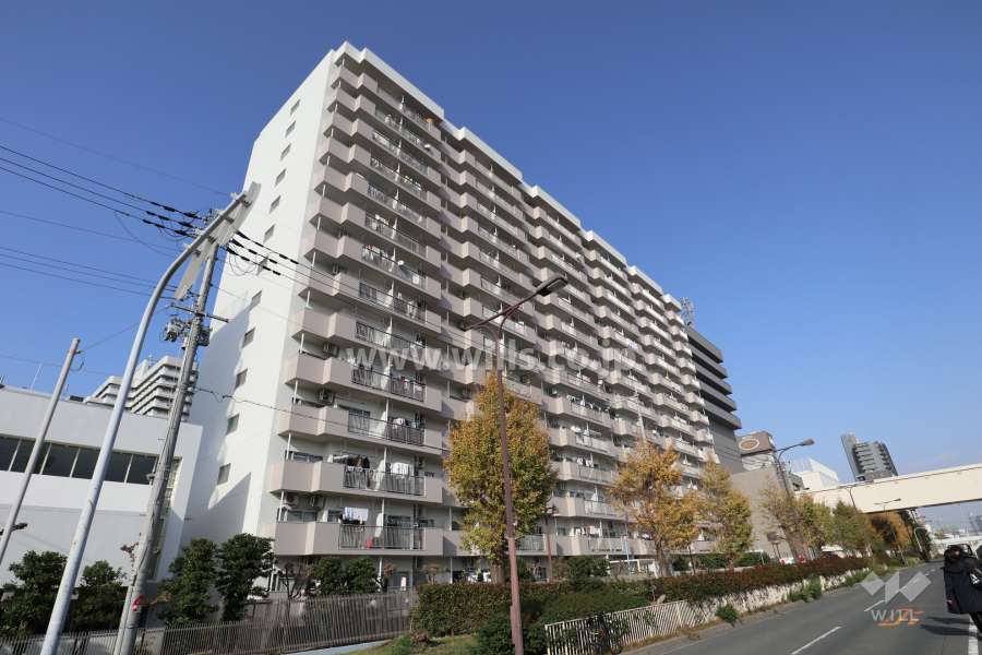 新北野第3コーポの外観（南側から）