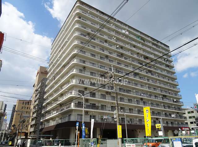 近鉄淀川リバーサイドマンションの外観（南西側から）
