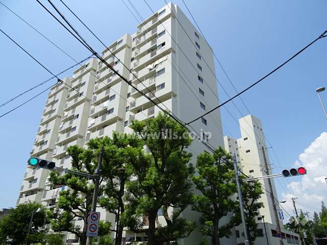 新北野第2コーポの外観（南東側から）