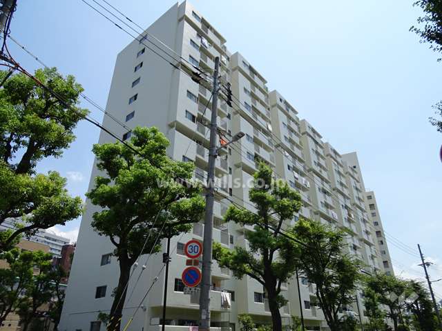 新北野第2コーポの外観（北西側から）