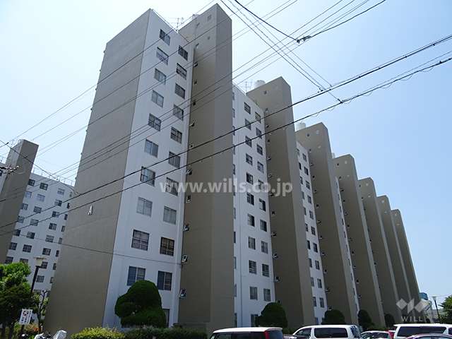 新北野コーポＡ棟の外観（北東側から）