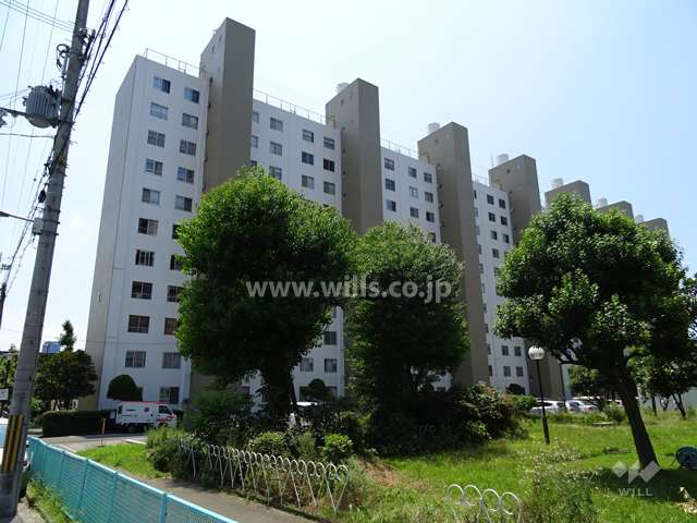 新北野コーポＣ棟の外観（北東側から）