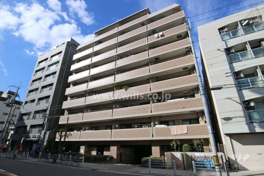 藤和シティホームズ新北野の外観（南東側から）