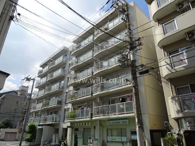 藤和吹田コープの外観（南東側から）