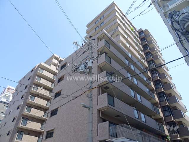 ルイシャトレ塚本駅前の外観（北西側から）