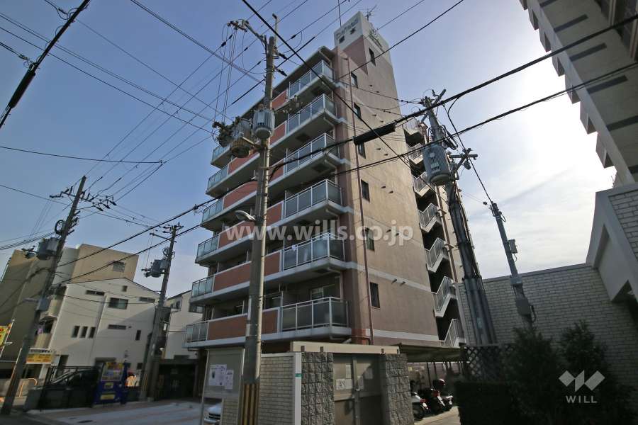 デリード塚本の外観（北西側から）