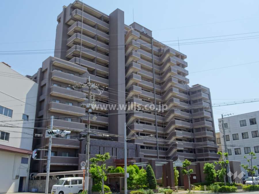 クレアガーデン北大阪の外観(北側から)