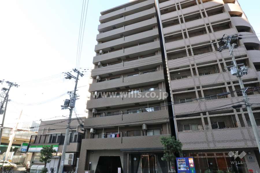 リーガル新大阪Ⅲの外観(南東側から)