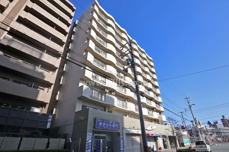 ニュー大阪ハイツの外観（南西側から）