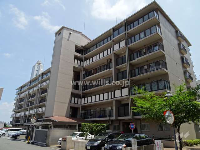 ユニライフ北大阪1号棟の外観（北西側から）