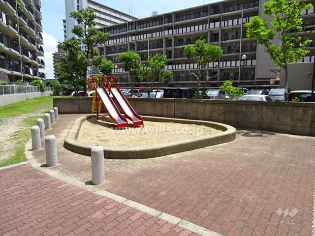 敷地南西側の公園