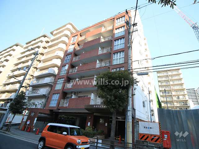 ネオハイツ第3新大阪の外観（南東側から）