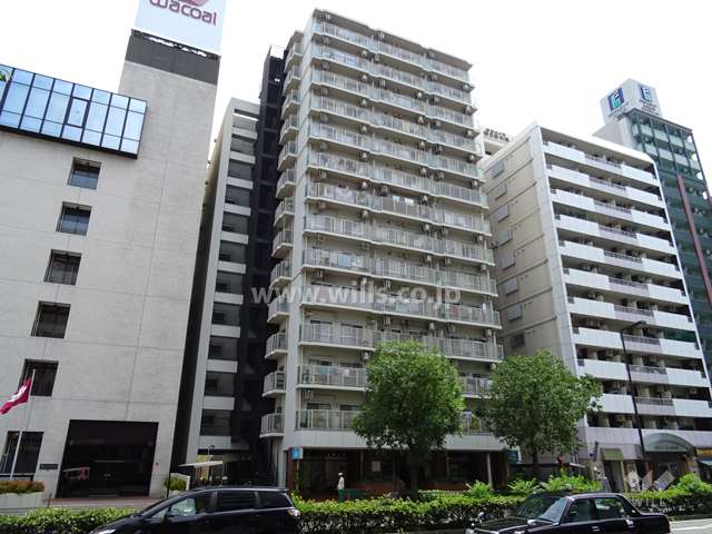 ローズコーポ新大阪第5の外観（北西側から）