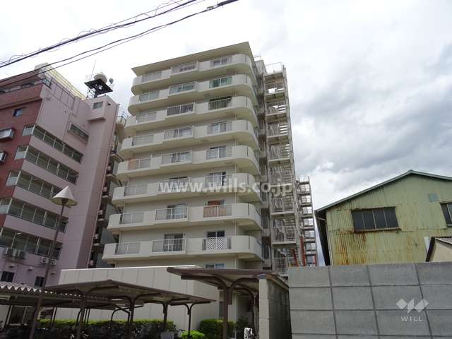 三国本町スカイハイツの外観(北東側から)