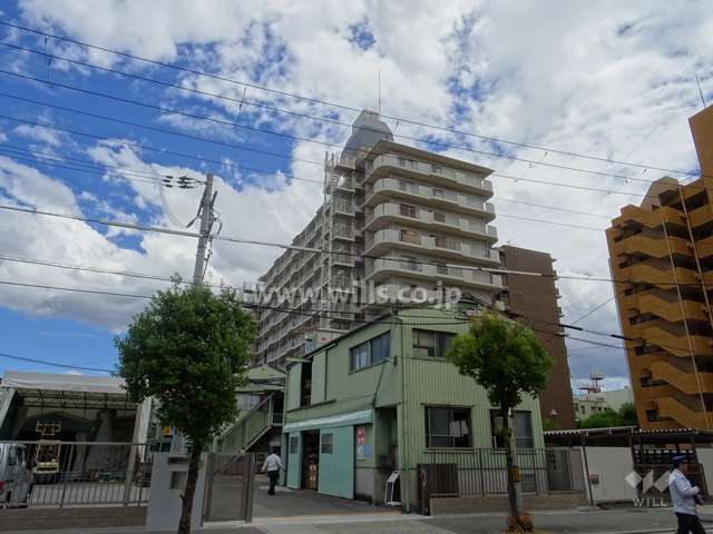 三国本町スカイハイツの外観(北西側から)