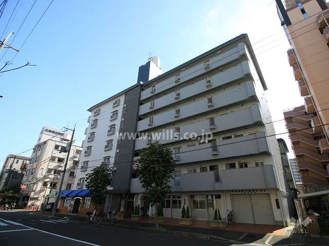 サン三国マンションの外観（北西側から）