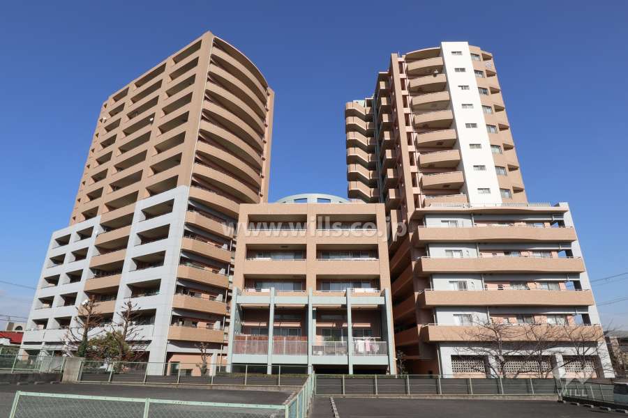 ルネペアズシティの外観(南西側から)